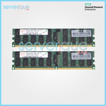 504465-061 HP 8GB (2x4GB) Dual Rank x4 PC2-6400 (DDR2-800) Registered Low Power Memory Kit